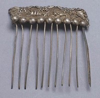 藏品(銀髮梳)的圖片