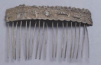 藏品(銀髮梳)的圖片