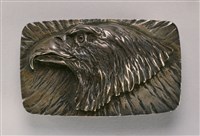 藏品(銀浮雕老鷹帶首)的圖片