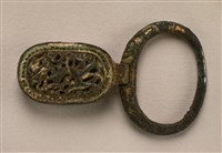 藏品(鎏金龍形鐵帶飾)的圖片