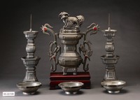 藏品(錫製祭拜用具組)的圖片