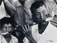 藏品(吹龍笛的老人)的圖片