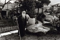 藏品(摩耶精舍庭園裡的張大千)的圖片