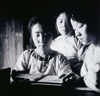 藏品(閱讀畫冊的婦女)的圖片