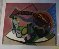 藏品(曼陀林及靜物)的圖片