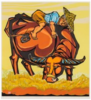 藏品(閒睡牧童  )的圖片