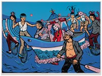 藏品(桃花過渡(搖旱船)  )的圖片