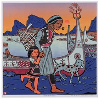 藏品(暮歸(蘭嶼風光)  )的圖片