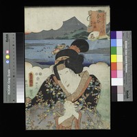 藏品(東海道五十三旅站之一金谷牽牛花)的圖片