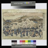 藏品(新吉原仲之町的櫻花圖)的圖片