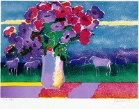 藏品(瓶花與馬)的圖片