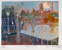 藏品(夜晚街景)的圖片