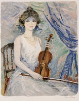 藏品(小提琴與少女)的圖片