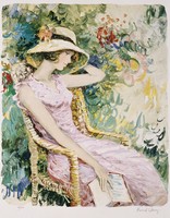 藏品(少女與書)的圖片