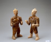 藏品(褐釉立俑)的圖片
