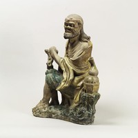 藏品(三彩鐵拐李人像)的圖片