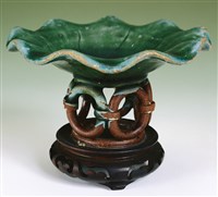 藏品(石灣蓮葉供果碟)的圖片