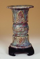 藏品(石灣仿鈞窯花觚)的圖片