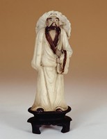 藏品(乳白釉鐵拐李立像)的圖片