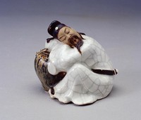 藏品(白釉太白醉酒像)的圖片