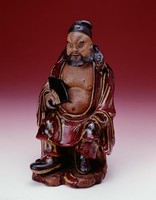 藏品(石榴紅鍾馗人物)的圖片