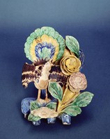 藏品(五彩雀花插)的圖片