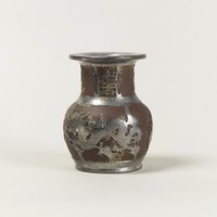 藏品(紫砂胎鑲銅盤口瓶)的圖片