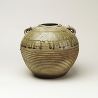 藏品(褐釉罐)的圖片
