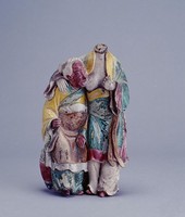 藏品(交趾陶老翁吮乳)的圖片