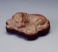 藏品(燒磚獅子)的圖片