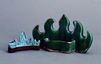 藏品(綠釉陶瓷筆架)的圖片