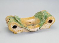 藏品(三彩鞍形枕)的圖片