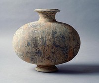 藏品(彩繪蛋形灰陶壺)的圖片