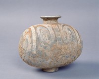 藏品(彩繪蛋形灰陶壺)的圖片