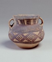 藏品(馬廠菱形網紋雙耳罐)的圖片
