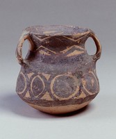 藏品(馬廠環帶八圈紋雙耳罐)的圖片