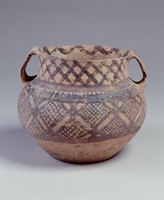 藏品(馬廠菱形網紋雙耳罐)的圖片