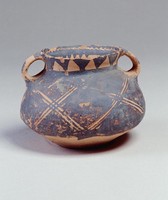 藏品(馬廠菱形紋雙耳罐)的圖片