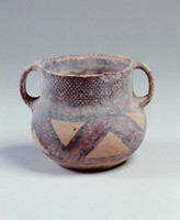 藏品(馬廠波折紋雙耳罐)的圖片