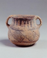 藏品(馬廠方格網紋雙耳罐)的圖片