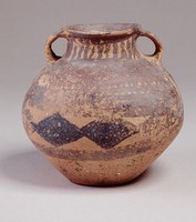 藏品(馬廠菱格紋雙耳罐)的圖片