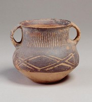 藏品(馬廠菱形紋雙耳罐)的圖片