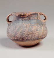 藏品(馬廠斜線圓點紋雙耳罐)的圖片