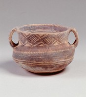 藏品(馬廠菱形網紋雙耳罐)的圖片