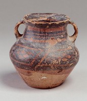 藏品(馬廠斜菱形紋雙耳罐)的圖片