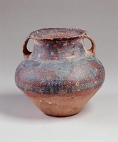 藏品(馬廠斜線菱紋雙耳罐)的圖片