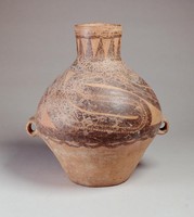 藏品(馬廠蛇形鋸齒紋雙耳壺)的圖片