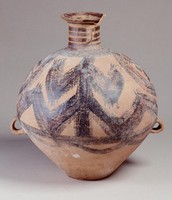 藏品(馬廠雙圈蛙紋雙耳壺)的圖片