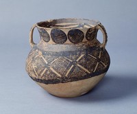 藏品(馬廠菱格網紋雙耳罐)的圖片