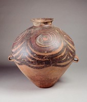 藏品(馬廠四大圈旋紋雙耳壺)的圖片